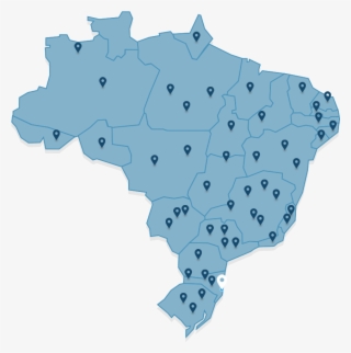 Clientes-mapa - Mapa De Voltagem Do Brasil #9188845