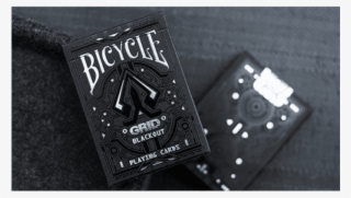 Mazzo Di Carte Limited Edition Bicycle Grid Blackout - Bicycle Playing Cards #9189288