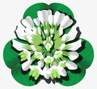, , - White Clover Clipart #9189384