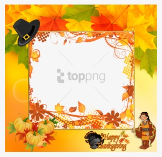 Free Png Happy Thanksgiving Picture Frame Png Image - Happy Thanksgiving Frames #9189849