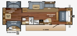 2018 Jay Flight 32tsbh Floorplan - 2018 Jayco Jay Flight 32bhds #9190655