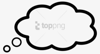 Free Png Thinking Cloud Png Png Image With Transparent - Thinking Clipart #9191368