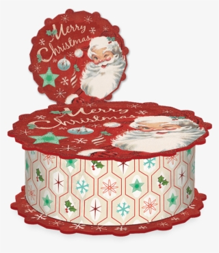 Here Come Santa Gift Box - Birthday Cake #9191478