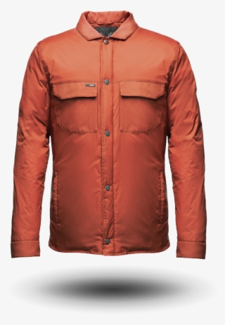 Men's Nobis Paxton Quilted Shirt Jacket Rust - Pocket #9191832