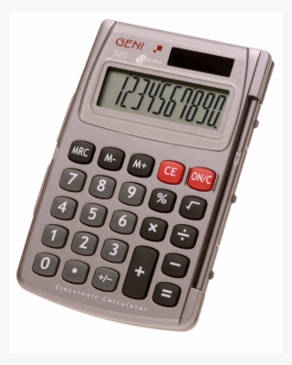 Image Digital Lcd Digit Pocket Size Desktop Desk - Lcd Calculator Png #9192277