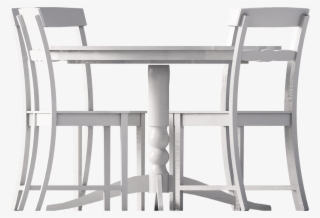 Frontview - Chair Table 2d Png #9192592