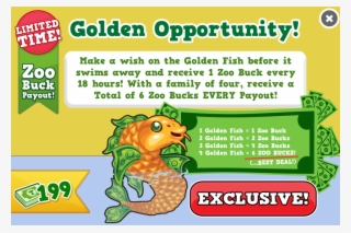 The Golden Fish Is A Part Of The Cashback Animals Themed - Goodlife Foods #9194127