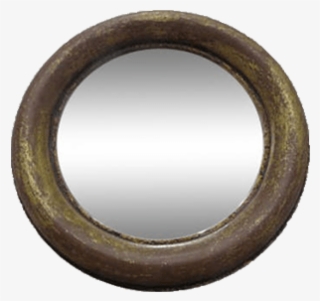 Round Wooden Mirror - Circle #9194465