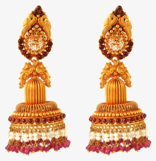Esita Beaded Gold Jewellery - Earrings #9195208