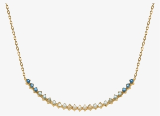 Azure Gold Necklace - Necklace #9195213
