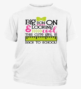 Girls Back To School T-shirt Cool Cotton Shirt With - Shirt #9195461