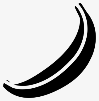 Png File Svg - Mono Banana Symbol #9195588