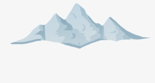 Ftestickers Mountain Cold Blue White Grey Mou Ⓒ #9195738
