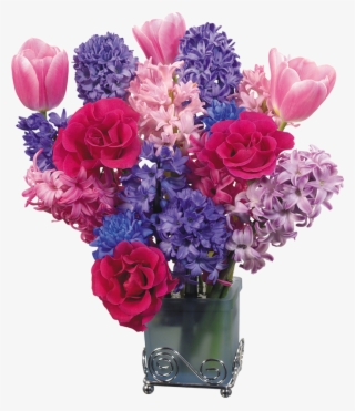 Eiffel Tower Vases With Flowers - Flower In Tall Vase Png #9195787