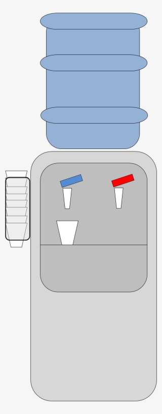Image Royalty Free Library Fridge Clipart Vector - Water Dispenser Clipart #9196670