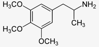 File - Trimethoxyamphetamine Structure - Svg - P Tert Butylbenzyl Alcohol #9197137