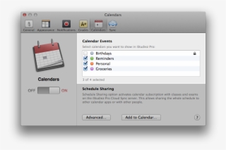 Option A See Events From External Calendars In Istudiez - Google Calendar #9197380
