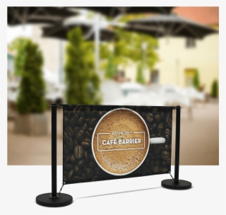 Cafe Barrier Economy 1500 Single Sided Front - Economy #9197704