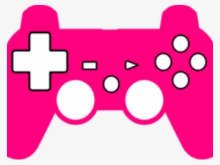 Video Game Clipart Ps3 Controller - Cartoon Pink Game Controller #9197772