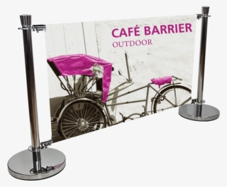 Cafe Barrier Indoor/outdoor Banner Stand System - Banner #9197820