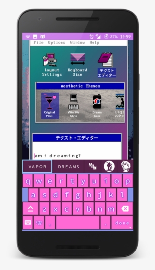 Vaporwave Keyboard For Android - Vaporwave Keyboard Apk #9198097