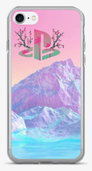 Jpg Freeuse Download Iceberg Iphone Case Fashion - Vaporwave Background #9198126