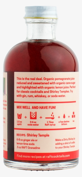 Raft Grenadine Syrup - Glass Bottle #9199159