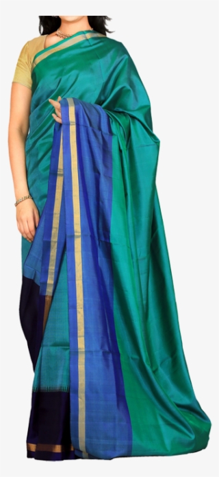 Blue Gadwal Silk Saree All Over Small Butta Design - Velvet #9199478