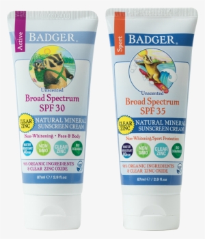 Clear Zinc Sunscreen - Badger Clear Zinc Sunscreen #920181