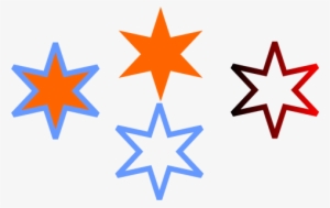 A Star With An Outline Applied - 1917 Chicago Flag #920298