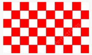 Chequered Red White Flag - Drapeau A Damier Rouge Et Blanc #920861