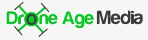 Drone Age Media Logo White - Graphic Design #921173