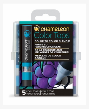 Chameleon Color Tops Marker Set Cool Tones - Set Of Chameleon Colour Tops - Cold Shades #921670