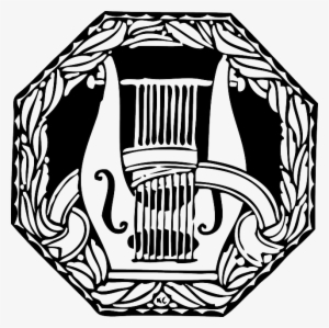 Music, Wreath, Musical, Lyre, Strings, String - Drum And Lyre Logos #921945