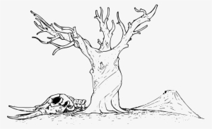Download Png - Dead Tree Coloring Pages #922684