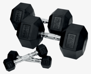Hart Rubber Hex Dumbbell Set #922927