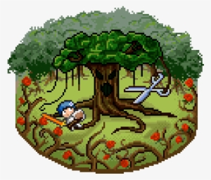 Artwork Featuring The Tangle Tree Was Created For The - Falcon Habitica #923191