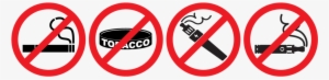 No Smoking, No Chewing Tobacco, No Vaping, No E-cigarettes - Niet Roken En Drinken #923192