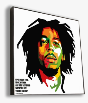 Image Free Library Bob Marley Painting Transprent Png - Bob Marley Pop Art #923610
