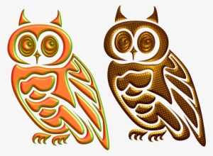 Golden Owl Png,graphic Design Studies - Car Stickers Adorable Owl Sticker #924072