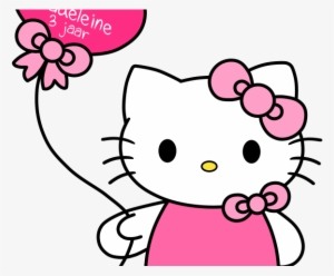 Hello Kitty With Balloons Png - Hello Kitty Hd Png #924681