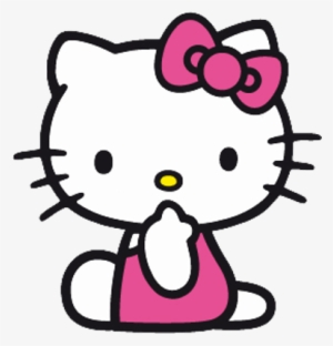 Hello Kitty Sideview - Hello Kitty Sentada Png #924725
