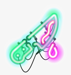 Green Watercolor Hand-painted Light Pipe Transparent - Christmas Day #925793