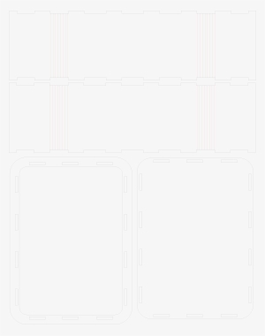 Here Is A Pattern For A 20x30cm Box With Roughly 5cm - Line Art #926178