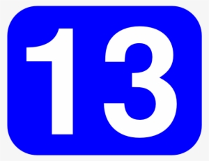 Blue Rounded Rectangle With Number 13 Svg Clip Arts #926293 Blue Rounded Rectangle With Number 13 Svg Clip Arts #926293