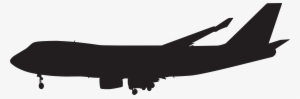 Airplane Silhouette Png - Boeing 747 Silhouette #926409