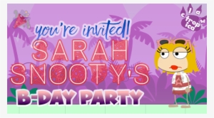 Sarah=snooty-bday - Poptropica Reality Tv Island #926689