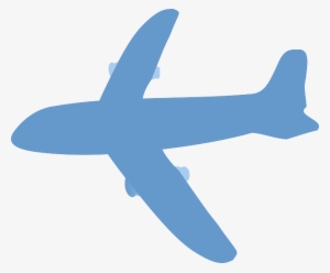 Silhouette Aircraft, Airplane, Flight, Swiss, Travels, - Avion Silueta Azul Png #926923