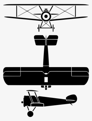 Open - Sopwith Camel Front View - Free Transparent PNG Download - PNGkey