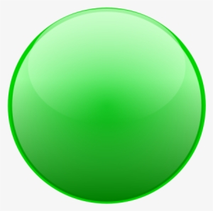 Green Ball Button Clipart Png #927289